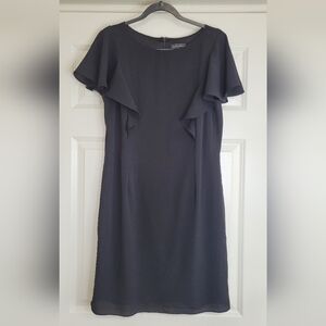 Jessica Howard LBD with Short Flutter Sleeves - Size 14